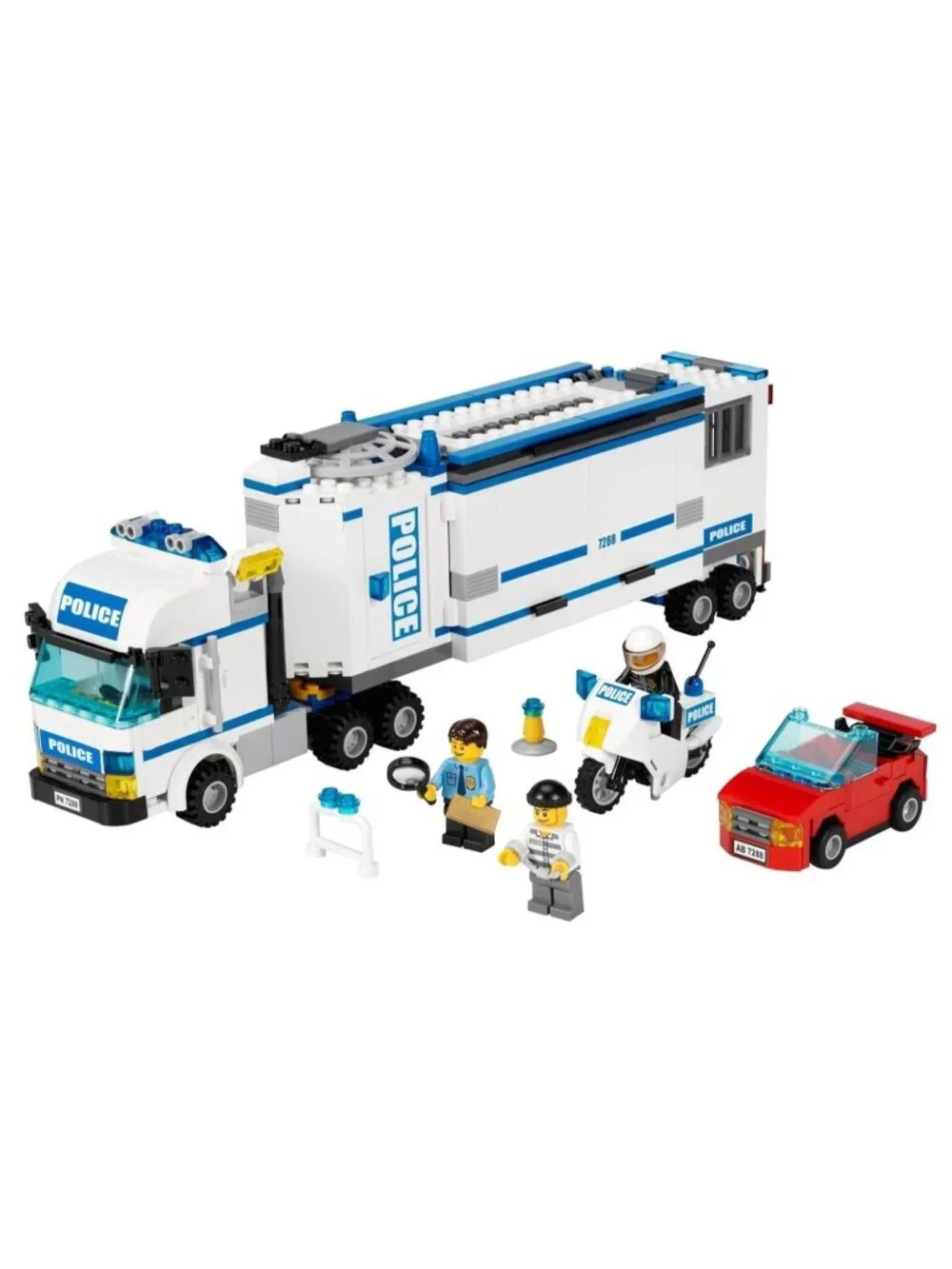 Lego City Mobile Police Unit Set 7288 Complete and with Instructions